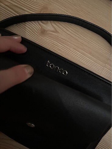 Orijinal deri Kemal tanca kol çantası siyah - Görsel 2