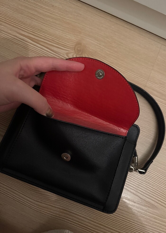 Orijinal deri Kemal tanca kol çantası siyah - Görsel 3