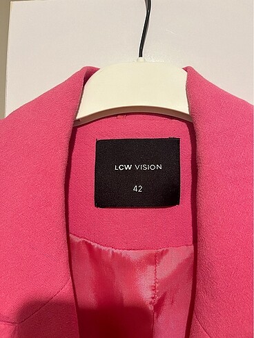 l Beden pembe Renk Blazer Ceket