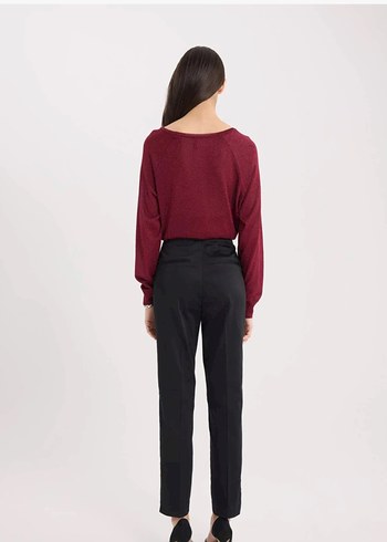 Sigarette pantolon saten kumaş - Görsel 4