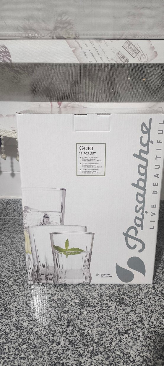 Paşabahçe 18li bardak seti - Görsel 3