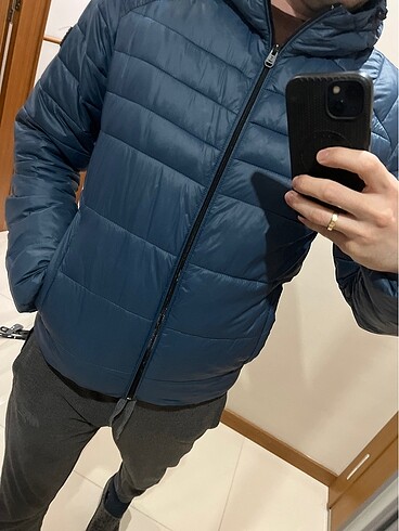 m Beden mavi Renk Jack & Jones Mont