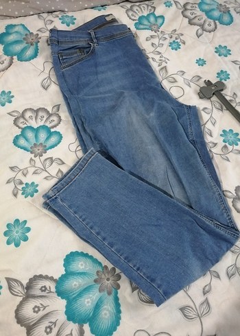 46 Beden mavi Renk Mavi erkek Denim Pantolon Regular Fit LCW marka 46 beden