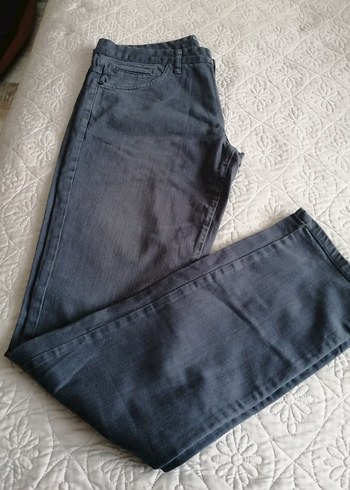 Koton Erkek antrasit renk Denim Kot Pantolon - Görsel 5