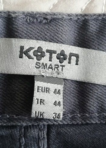 Koton Erkek antrasit renk Denim Kot Pantolon - Görsel 6