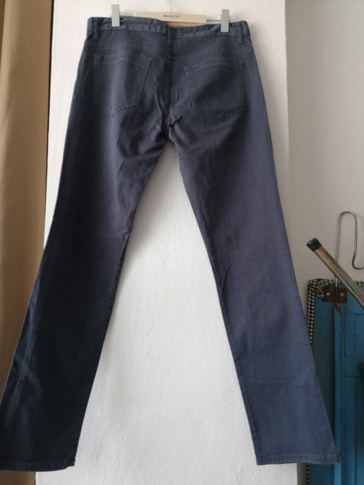 Koton Erkek antrasit renk Denim Kot Pantolon - Görsel 3