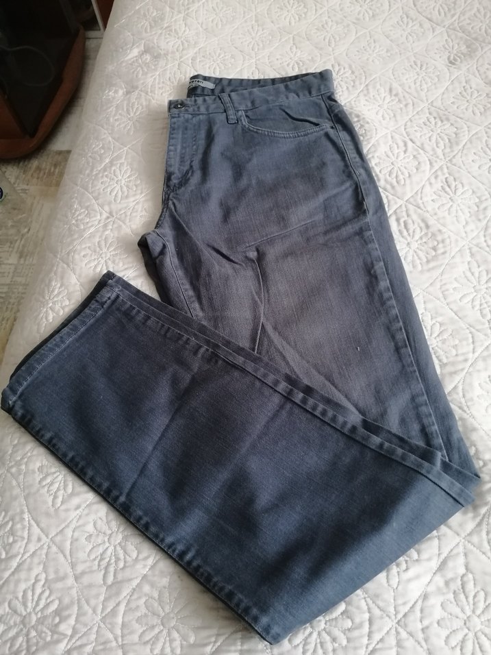 Koton Erkek antrasit renk Denim Kot Pantolon - Görsel 4