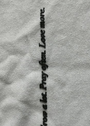 Gri renkli yarım kollu Xxl sweatshirt noche marka. - Görsel 4