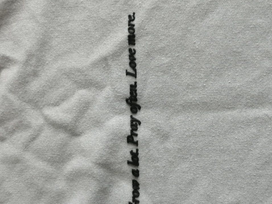 Gri renkli yarım kollu Xxl sweatshirt noche marka. - Görsel 4