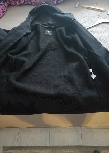 Fabregas, Xl, Siyah Fermuarlı Midi Ceket - Görsel 4