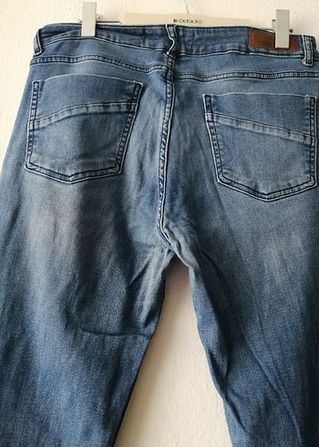 Koton marka L 32 beden Mavi Denim erkek Jean - Görsel 3