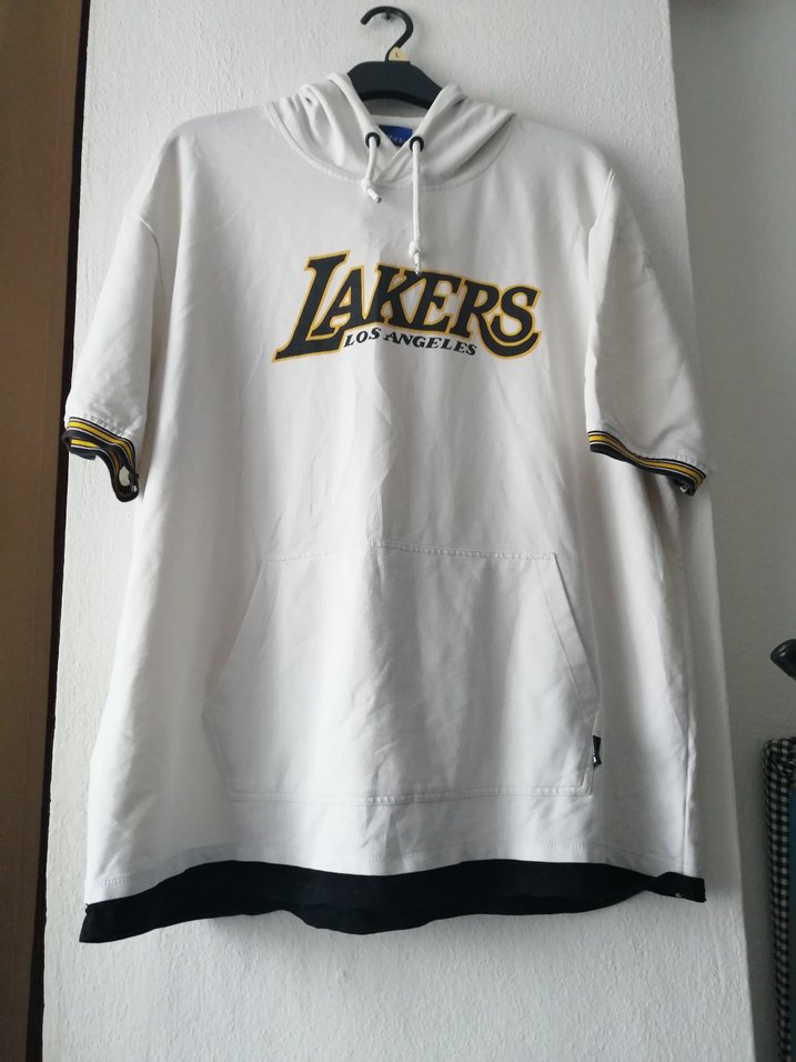 Defacto NBA, Xl, Beyaz Lakers Kapüşonlu, Oversize sweatshirt. - Görsel 2