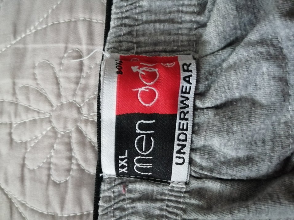 Gri Erkek Boxer, Rahat Kesim, Kısa Boy. Xxl beden - Görsel 3