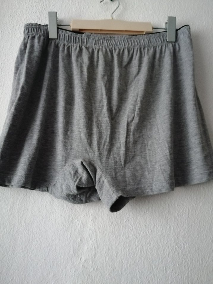 Gri Erkek Boxer, Rahat Kesim, Kısa Boy. Xxl beden - Görsel 2