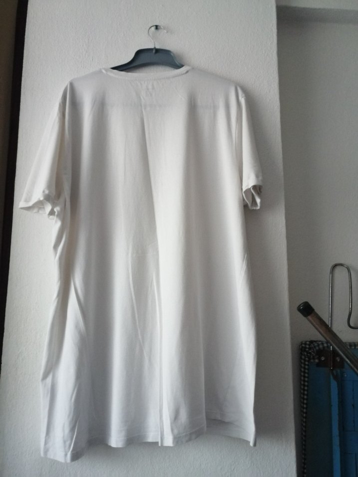 Xxl, defacto, Beyaz Erkek, kadın Rahat Kesim Tişört - Görsel 3