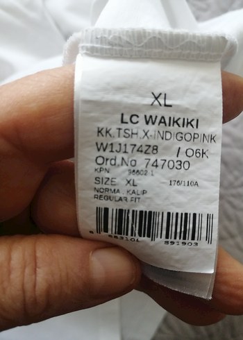 LCW, xl beden Beyaz Pamuklu Kısa Kollu Baskılı Tişört - Görsel 3