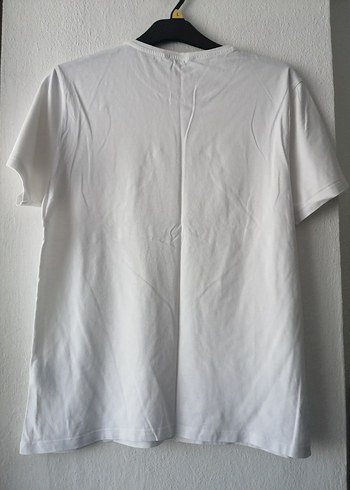 LCW, xl beden Beyaz Pamuklu Kısa Kollu Baskılı Tişört - Görsel 2