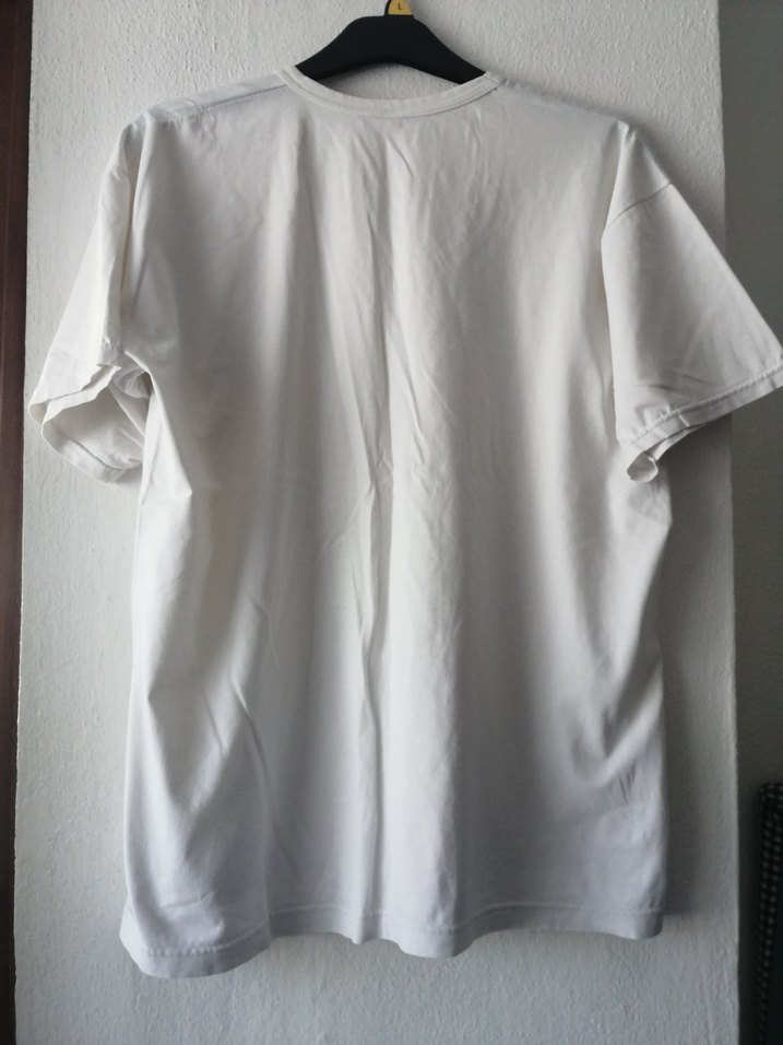 Altın yıldız, 66 numara Beyaz Kısa Kollu Oversize Tişört. - Görsel 2