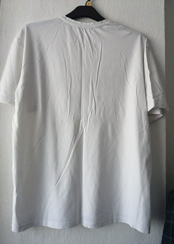 Beyaz Brooklyn Baskılı Erkek Tişört - Görsel 2