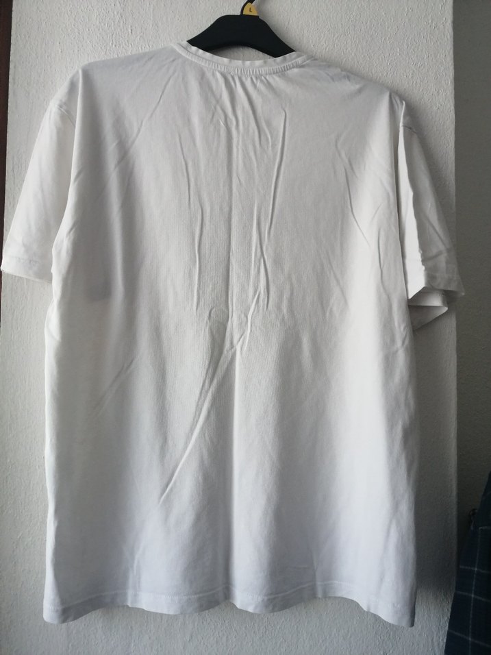 Beyaz Brooklyn Baskılı Erkek Tişört - Görsel 2