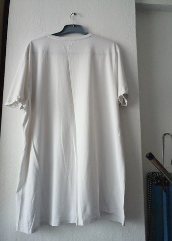 Defacto, Xxl, yarım kollu yuvarlak yaka, beyaz erkek tişörtü - Görsel 3