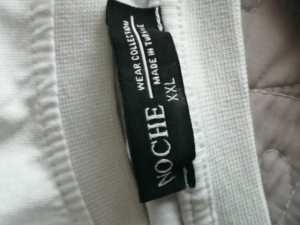 Noche marka, Xxl beden Beyaz, Baskılı Kısa Kollu Oversize Tişört - Görsel 5