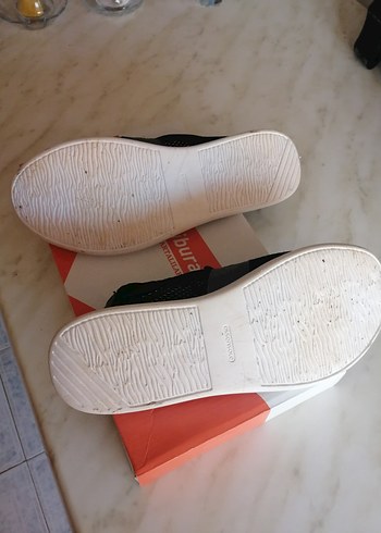 Siyah Gri Erkek 43 numara marina Ayakkabısı - Görsel 7