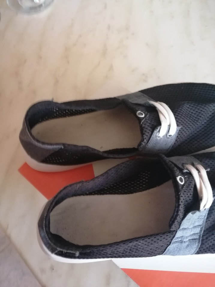 Siyah Gri Erkek 43 numara marina Ayakkabısı - Görsel 4