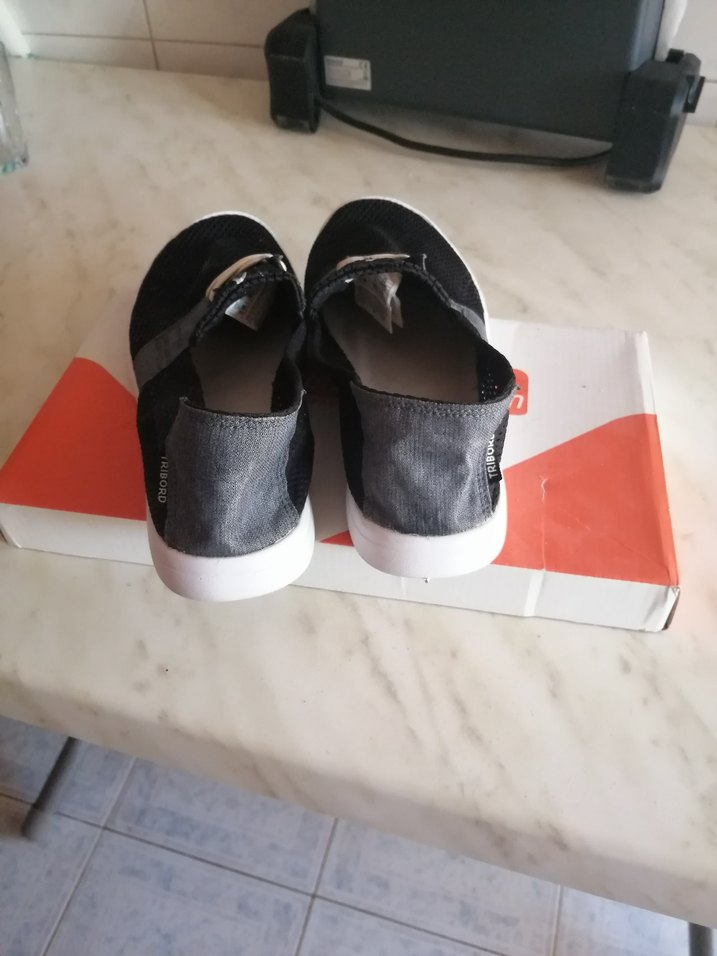 Siyah Gri Erkek 43 numara marina Ayakkabısı - Görsel 3