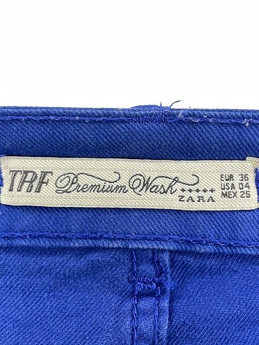 36 Beden lacivert Renk Zara Jean / Kot %70 İndirimli.