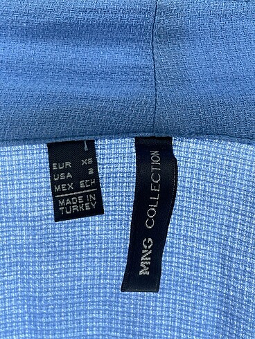 xs Beden mavi Renk Mango Bluz %70 İndirimli.