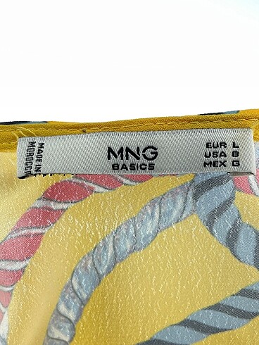 l Beden sarı Renk Mango Uzun Elbise %70 İndirimli.