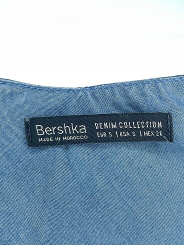 s Beden lacivert Renk Bershka Kısa Elbise %70 İndirimli.