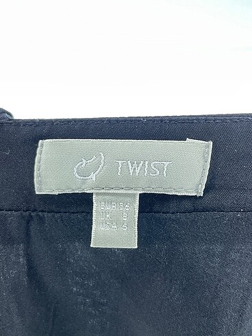 36 Beden siyah Renk Twist Kısa Elbise %70 İndirimli.