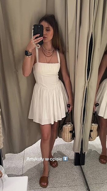 Zara Zara volanlı elbise