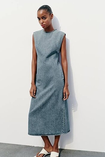 Zara Zara denim elbise