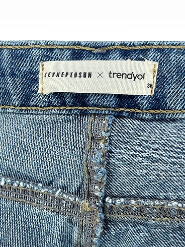 36 Beden mavi Renk Trendyol & Milla Jean / Kot %70 İndirimli.