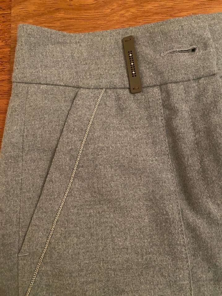 Vakko by Peserico Gri yun Kadın Pantolon - Görsel 2