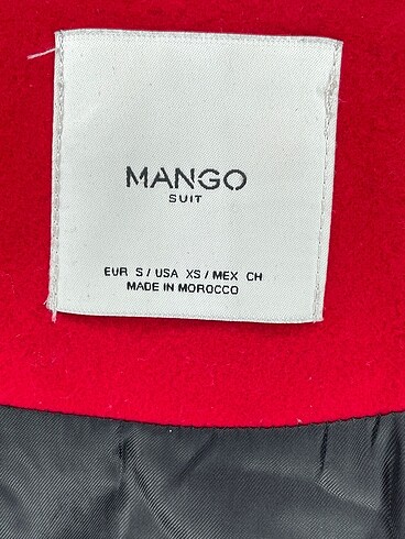 xs Beden kırmızı Renk Mango Kaban %70 İndirimli.