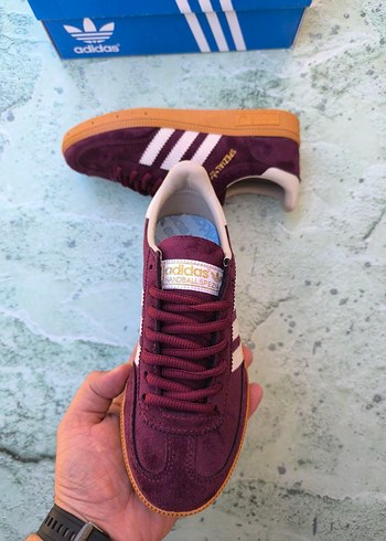 Adidas Bordo Adidas Spezial Süet Spor Ayakkabı
