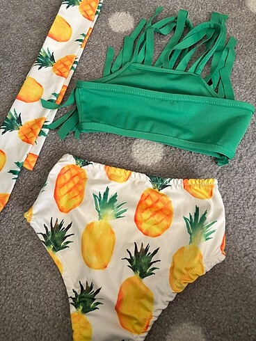 24-36 Ay Beden Kız çocuk bandanalı bikini set