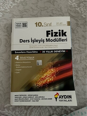 aydın yayınları fizik 10. sınıf