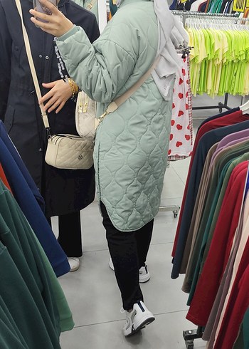 40 Beden LCW Modest Uzun Kollu Kadın Yağmurluk ve trenç