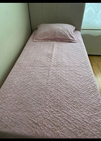  Beden pembe Renk Tek kişilik yatak örtüsü 