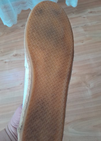 Beyaz Minimalist Erkek Espadril - Görsel 5