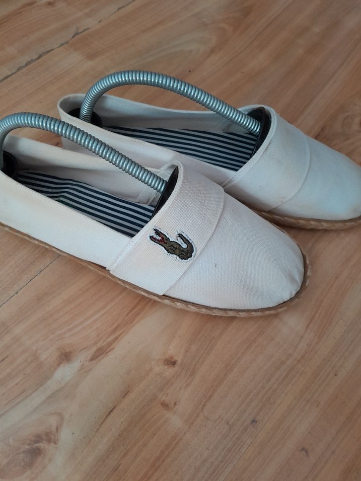 Beyaz Minimalist Erkek Espadril - Görsel 3