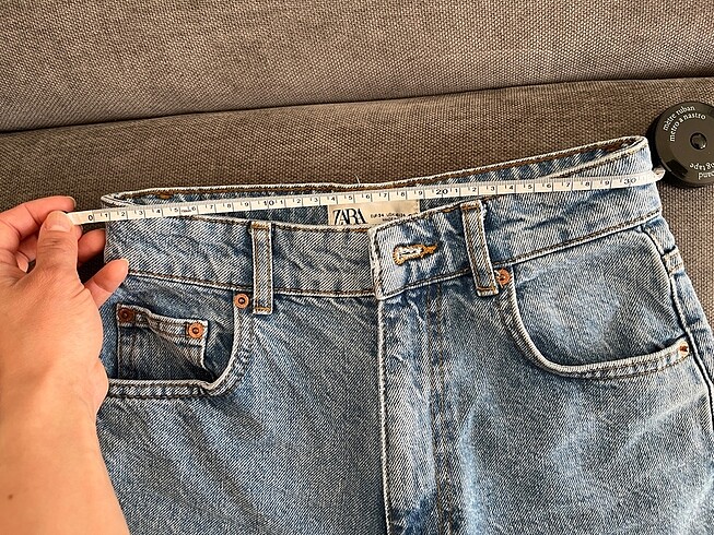 xs Beden mavi Renk Zara jean şort