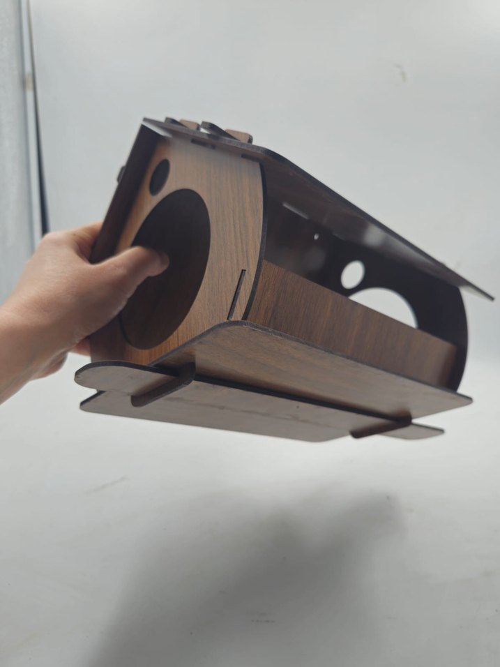 Kahverengi Ahşap Kuş Evi - Görsel 3