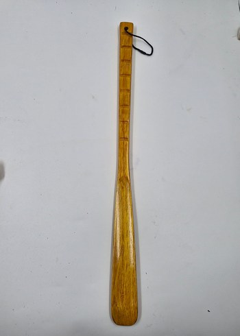 Parlak Bej Ahşap ayakkabı çekeceği - Görsel 6