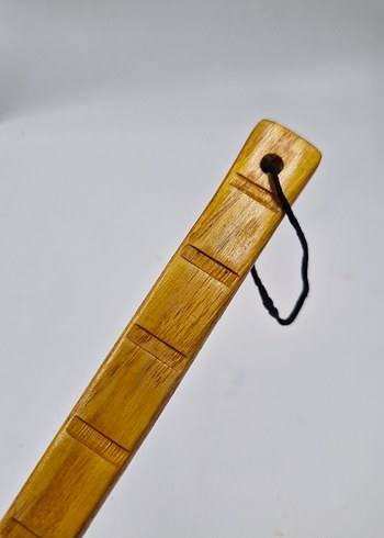 Parlak Bej Ahşap ayakkabı çekeceği - Görsel 5